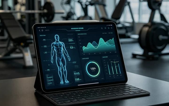 Nutrition clinic reviewing body composition trends